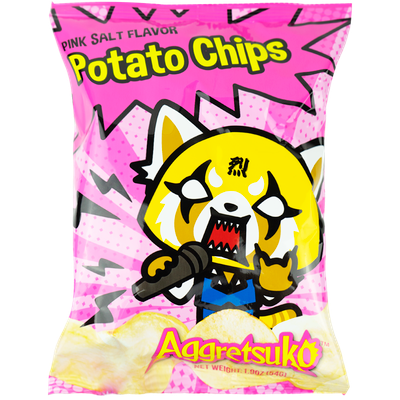 Aggretsuko Pink Salt Potato Chips - Otaku Haven LLC