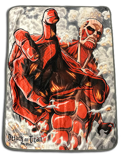 ATTACK ON TITAN - TITAN THROW BLANKET - Otaku Haven LLC