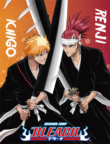 BLEACH - ICHIGO & RENJI SUBLIMATION THROW BLANKET - Otaku Haven LLC