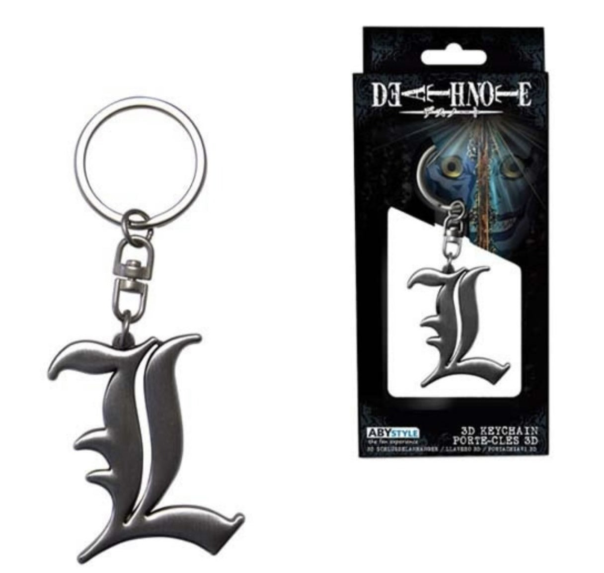 Death Note "L" Keychain - Otaku Haven LLC