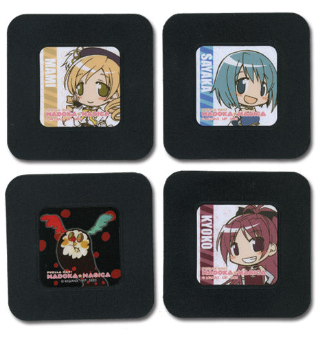Madoka Magica 4pc Coaster Set - Otaku Haven LLC