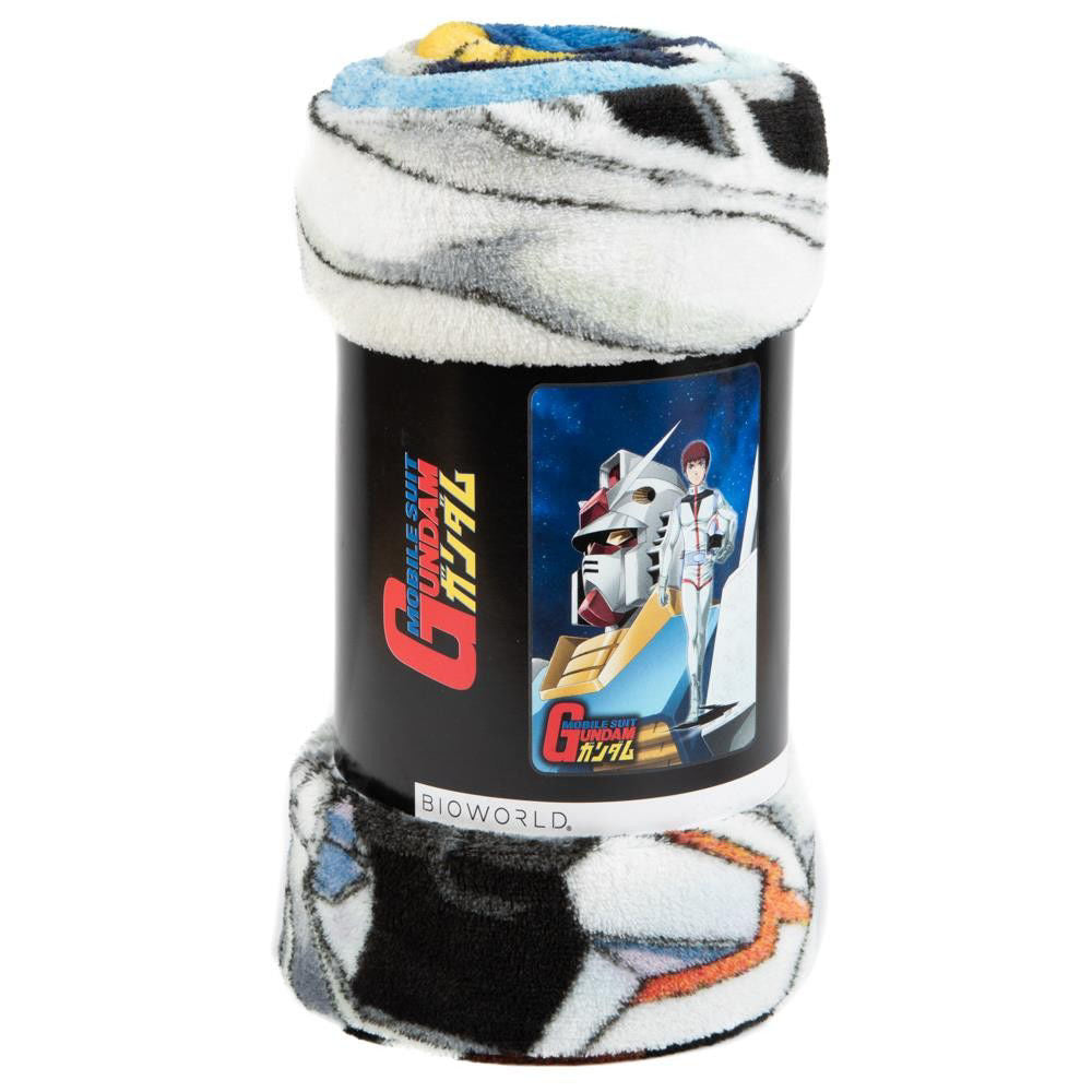 MOBILE SUIT GUNDAM ORIGINAL COVER FLEECE THROW - Otaku Haven LLC