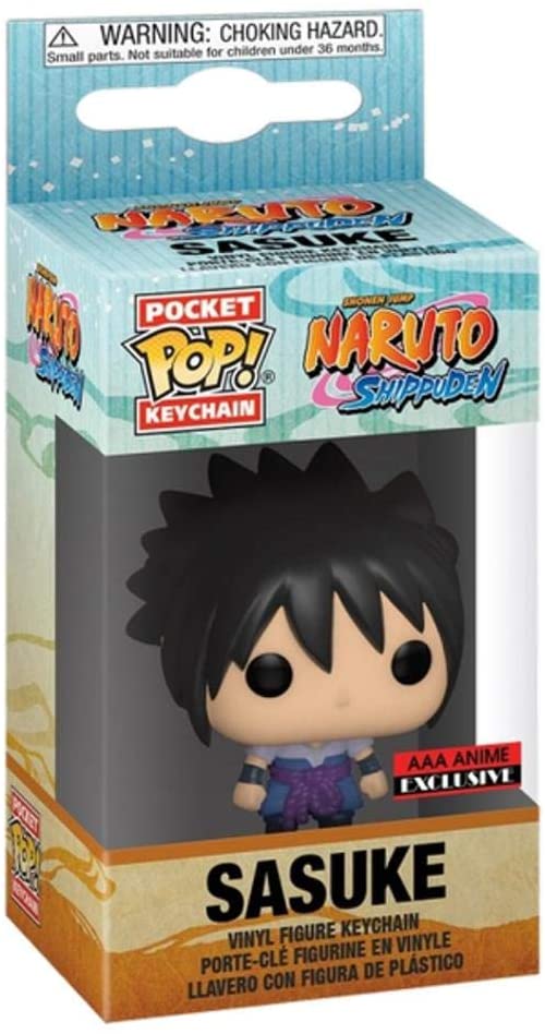 Naruto Shippuden Sasuke Uchiha Pocket Pop! Vinyl Figure Key Chain - AAA Anime Exclusive - Otaku Haven LLC