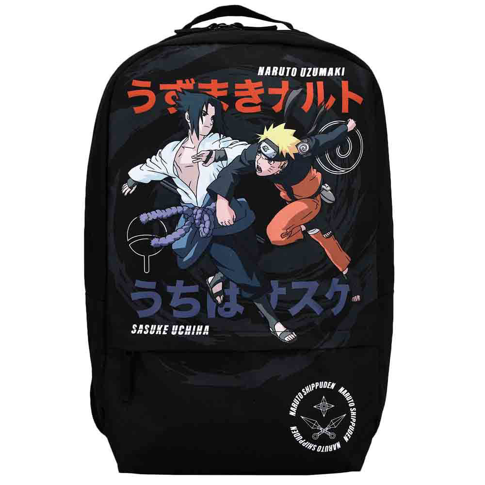 NARUTO AND SASUKE PRINT LAPTOP BACKPACK - Otaku Haven LLC