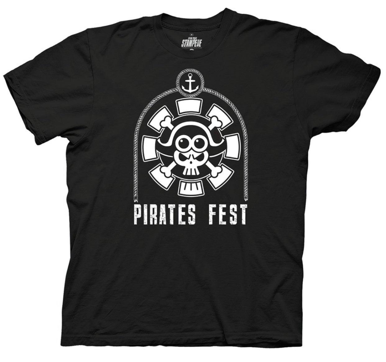 One Piece Stampede Pirate Expo Logo w/Rope Crew Shirt - Otaku Haven LLC