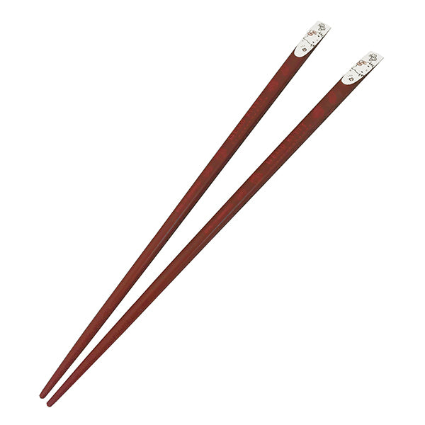 Sanrio Skater Hello Kitty Wooden Lacquered Chopsticks - Dark Brown - Otaku Haven LLC