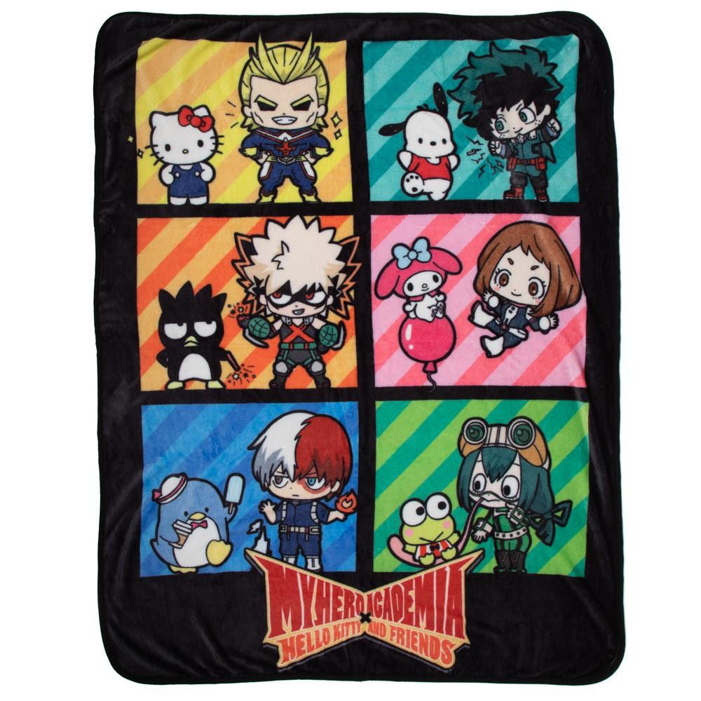 SANRIO X MY HERO ACADEMIA FLEECE THROW - Otaku Haven LLC