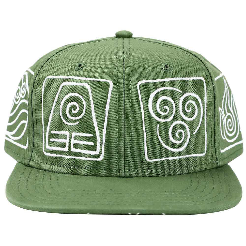 AVATAR THE LAST AIRBENDER ELEMENTAL SYMBOLS FLAT BILL SNAPBACK