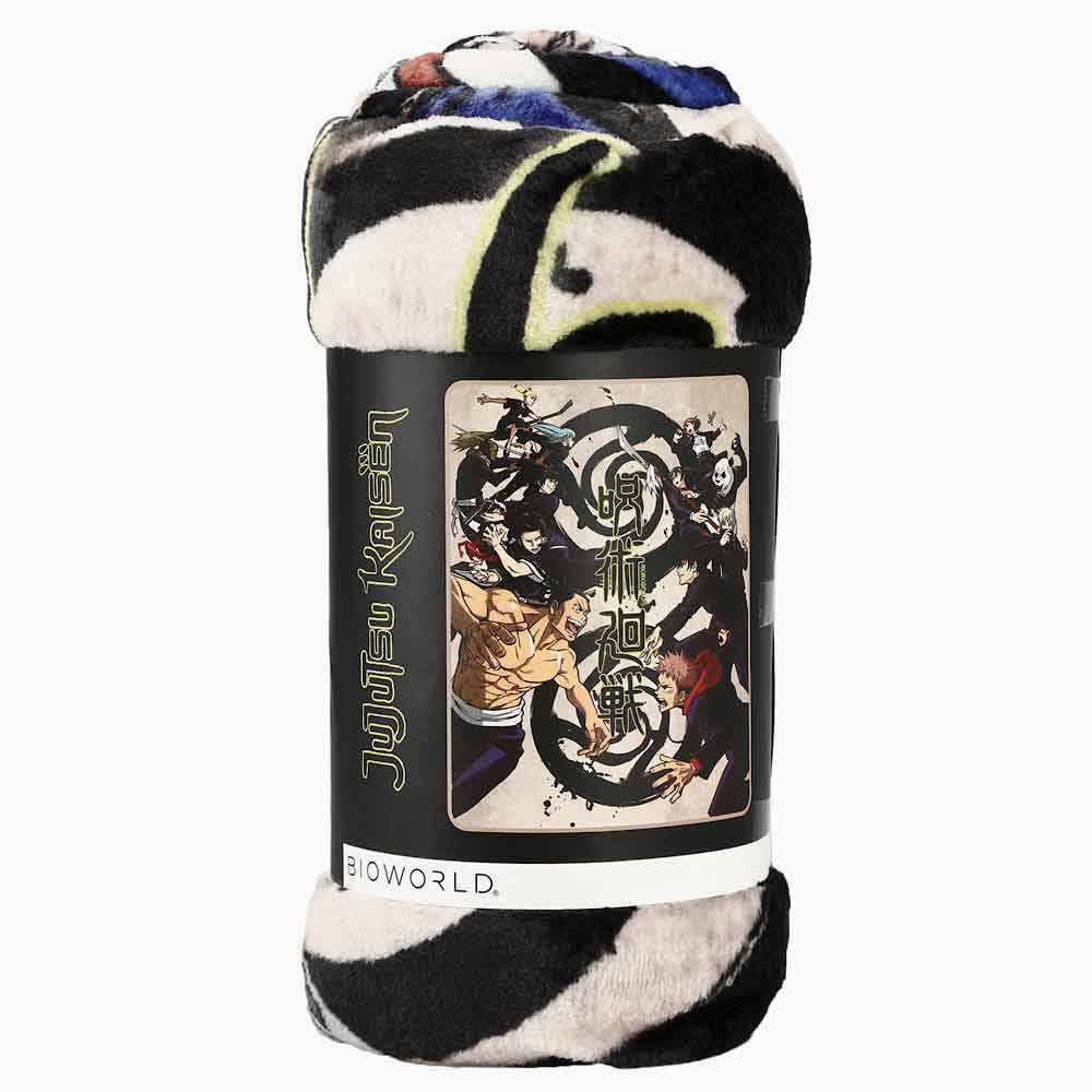 JUJUTSU KAISEN CHARACTERS DIGITAL FLEECE THROW