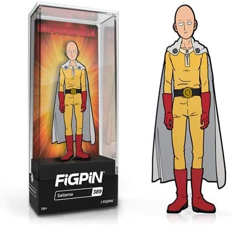 One-Punch Man Saitama FiGPiN Enamel Pin - Otaku Haven LLC